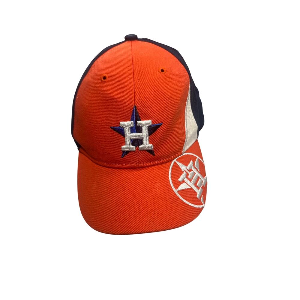 Fan Favorite Houston Astros Kids Baseball Hat Cotton Navy Orange Casual Y2K